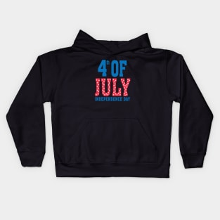 4th of July, Independence Day Kids Hoodie